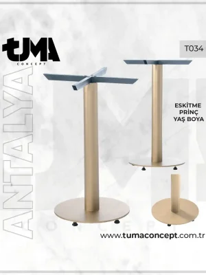 T034 Antalya Metal Masa Ayağı